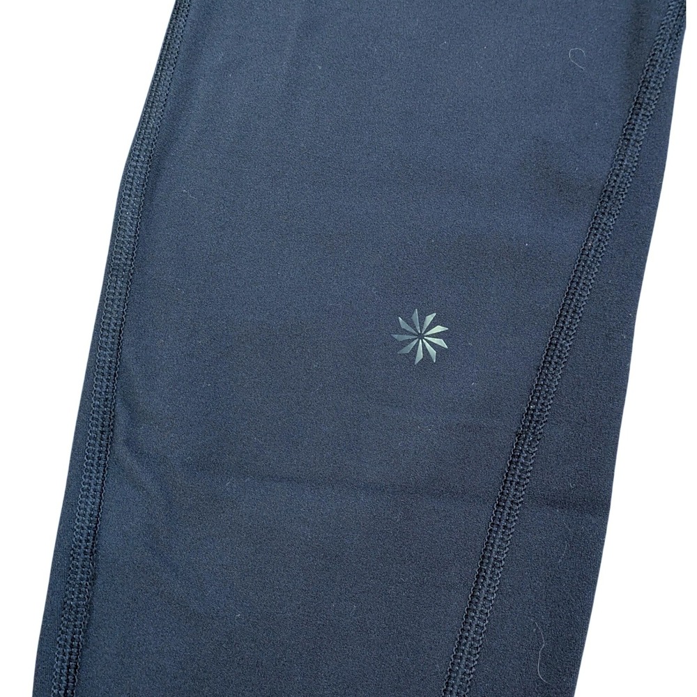 Athleta Girl Stash Your Treasures Tight Navy Leggings Kids XXL 16 Side Pockets - Picture 3 of 8